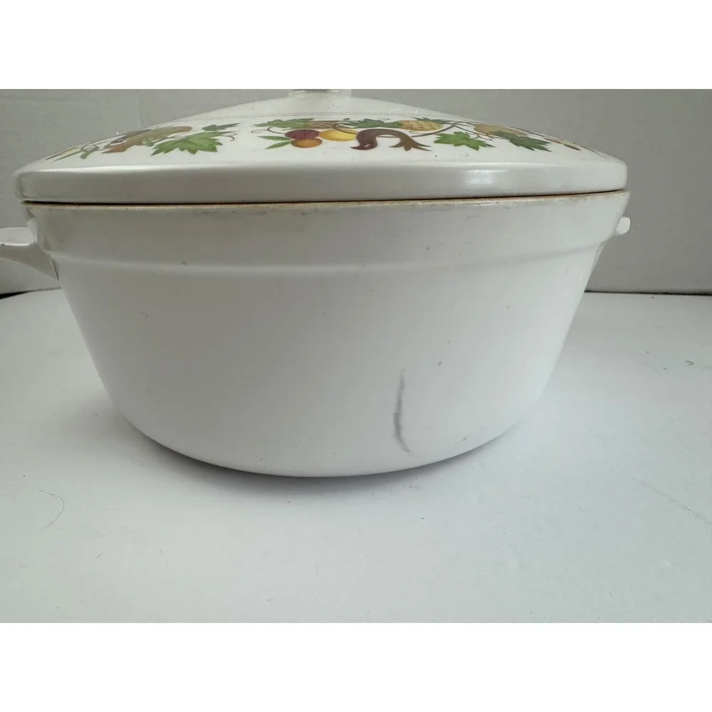 Noritake Progression China Harvest 9012 Casserole Dish with Lid Vintage Japan